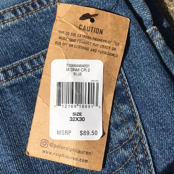 **SOLD** NWT Ralph Lauren Polo Jeans 32x30 - Picture 4 of 7